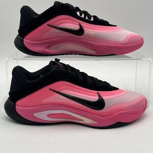 Womens Size 8 Nike A'one Leo Lights Hyper Pink Basketball Shoes FZ8605 001